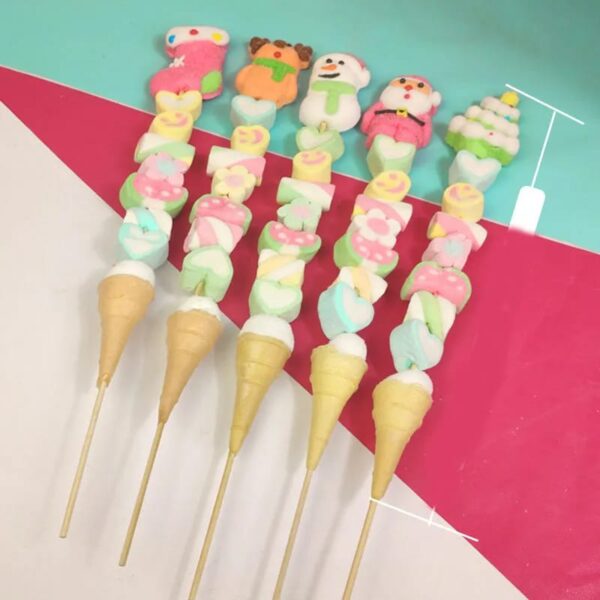 Ice Cream Marshmallow Lollipop