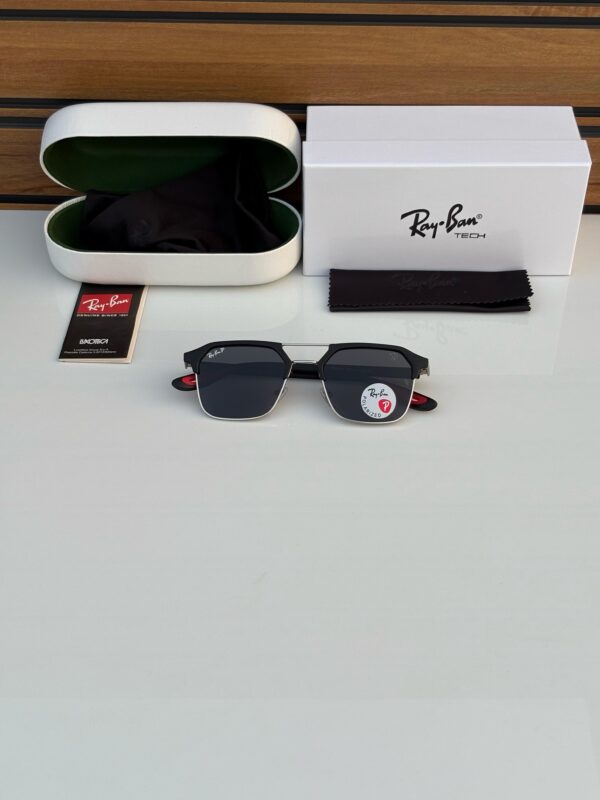 RAY BAN 04 SILVER BLACK - Image 3
