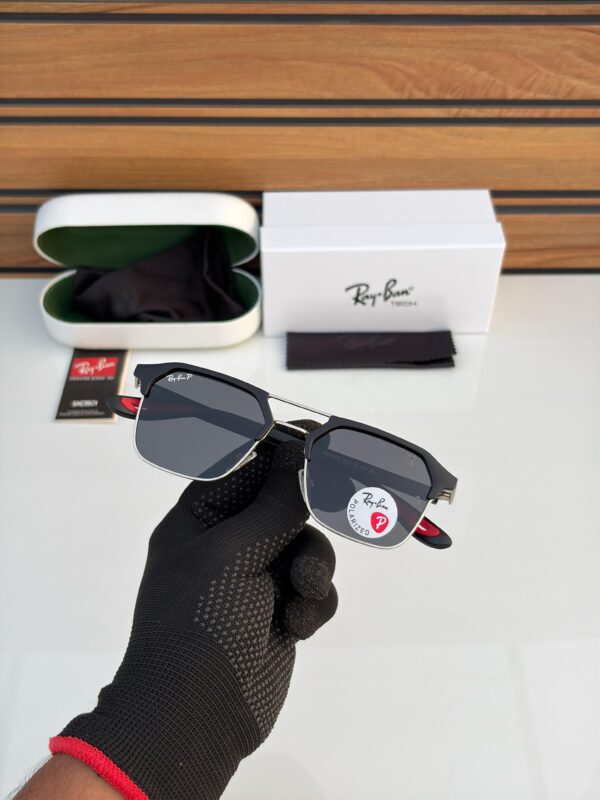 RAY BAN 04 SILVER BLACK - Image 4