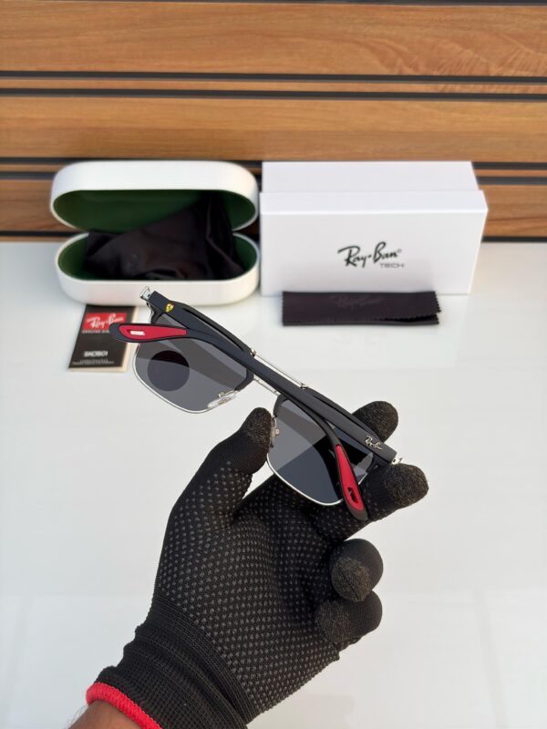 RAY BAN 04 SILVER BLACK - Image 5