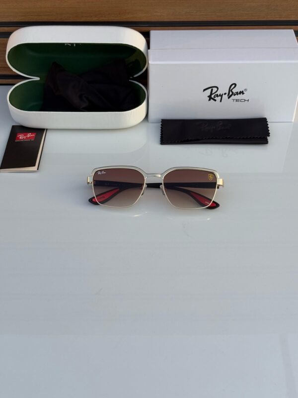 RAY_BAN 07 GOLDEN BROWN SHADES - Image 3