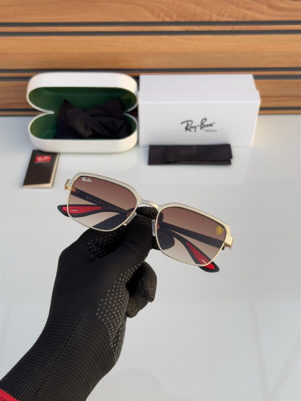 RAY_BAN 07 GOLDEN BROWN SHADES - Image 4