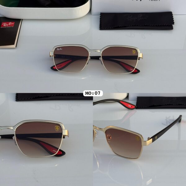RAY_BAN 07 GOLDEN BROWN SHADES - Image 6