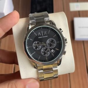 Armani Exchange Silver Black