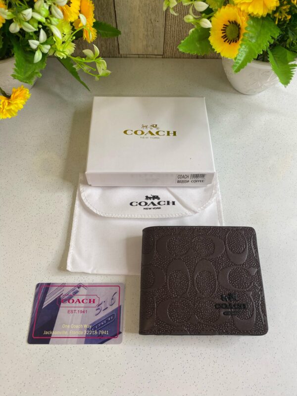 COACH EMBOSE PREMIUM WALLET