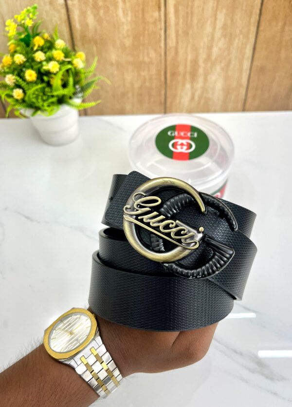 GU_CCI PREMIUM FOM-LEATHER BELT - Image 4