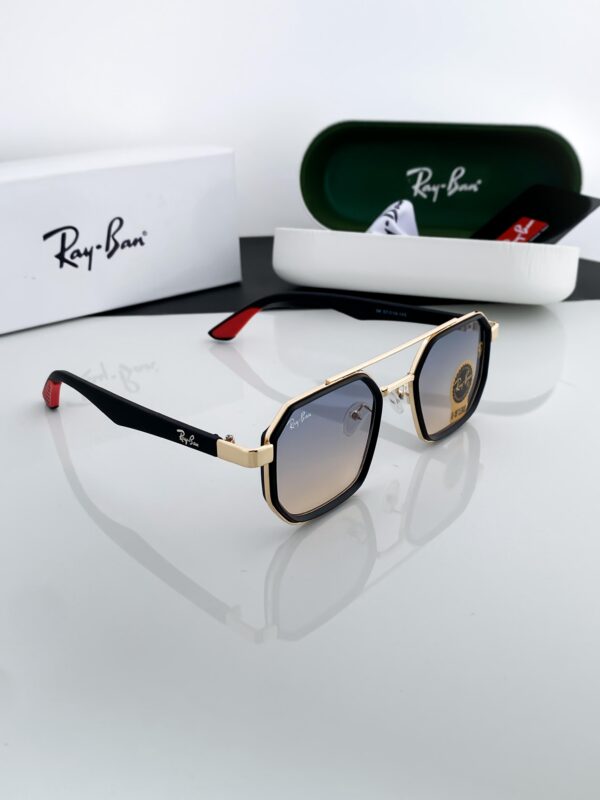 RAY_BAN - GOLD BLUE SHADED 09 - Image 4
