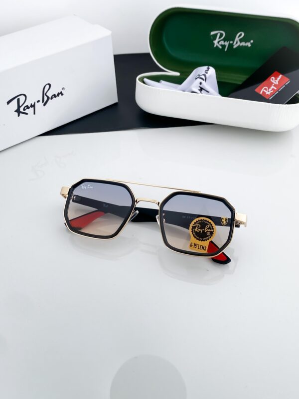 RAY_BAN - GOLD BLUE SHADED 09 - Image 5