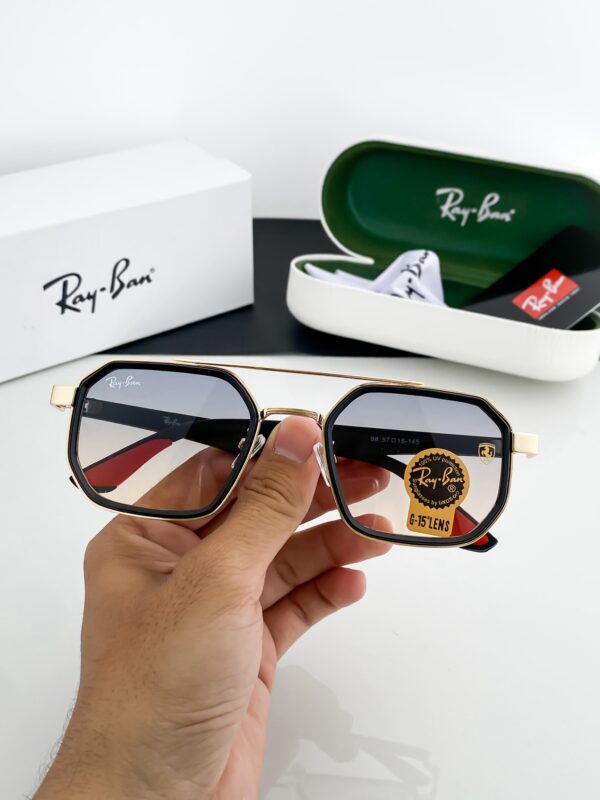 RAY_BAN - GOLD BLUE SHADED 09 - Image 3
