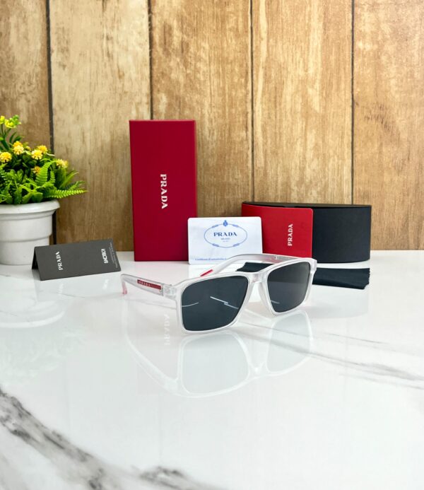 PRAD_A J05904 TRANSPARENT BLACK GLASSES - Image 5