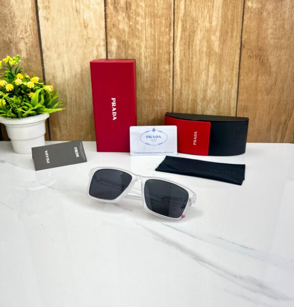 PRAD_A J05904 TRANSPARENT BLACK GLASSES - Image 9
