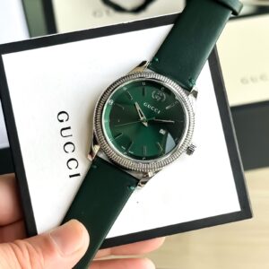 GU_CCI MENS LEATHER WATCH
