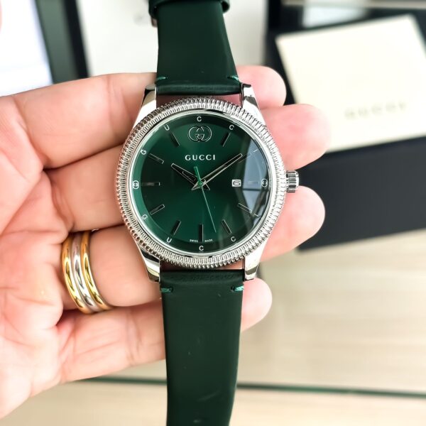 GU_CCI MENS LEATHER WATCH - Image 2