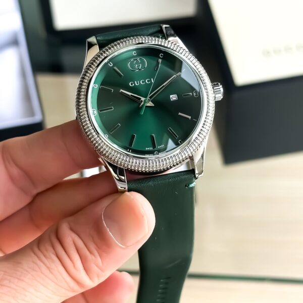 GU_CCI MENS LEATHER WATCH - Image 3
