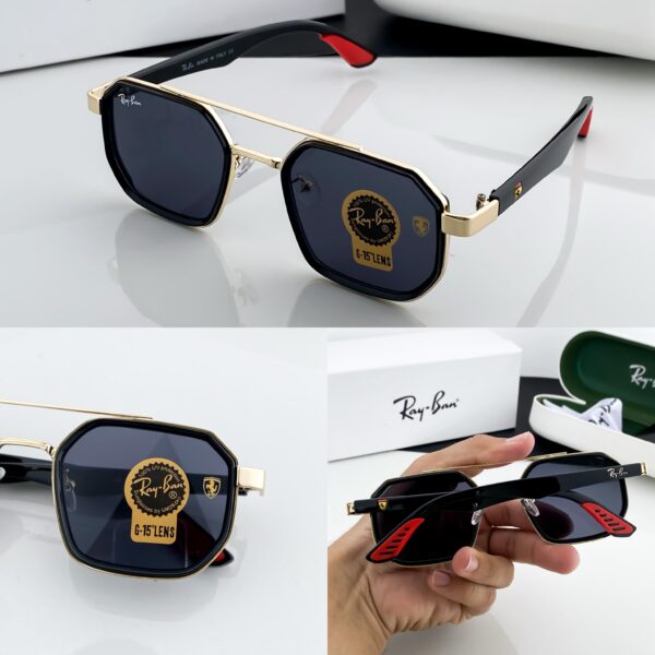 Ray_ban Gold Black 09 - Image 8