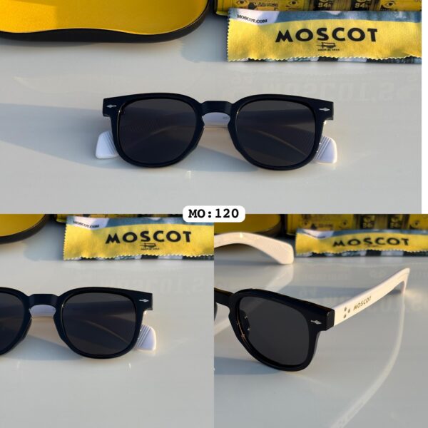 Moscot 120 White Black - Image 7