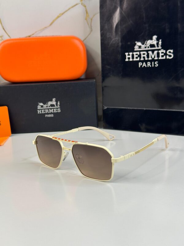 HERMES 2536 OFF WHITE BROWN